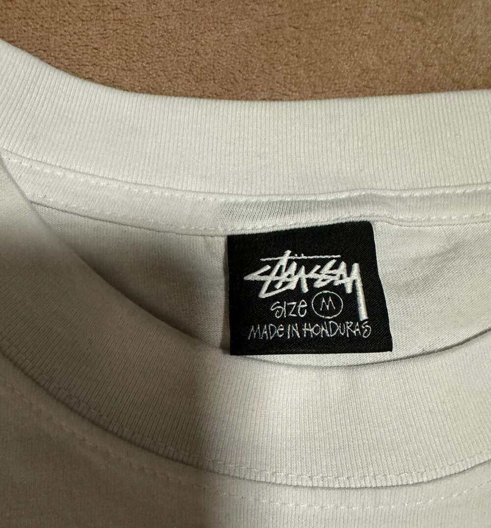 Stussy Shakers Logo Dice Graphic T-Shirt White Size Medium - Picture 2 of 5